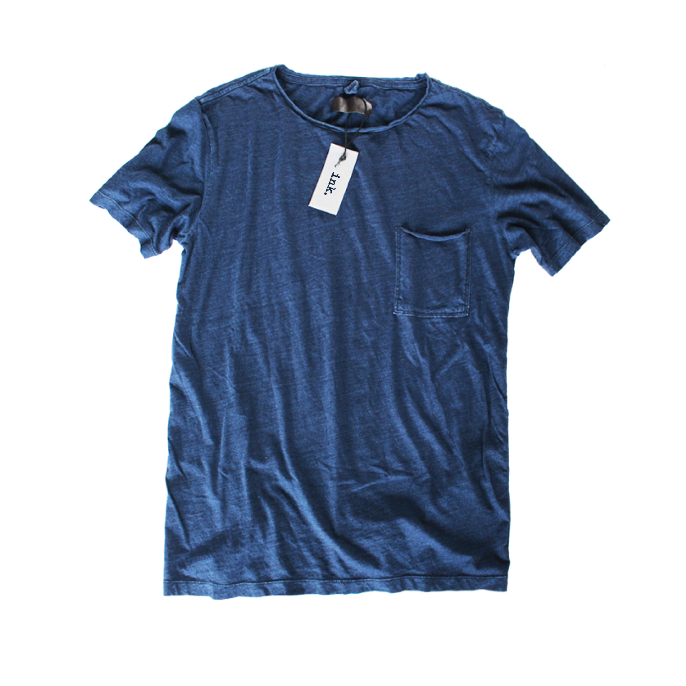 Klein-Indigo-T-shirt-with-pocket-1